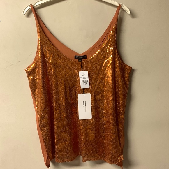 NWT Sleek Sequin Camisole - S/M - Picture 2 of 4